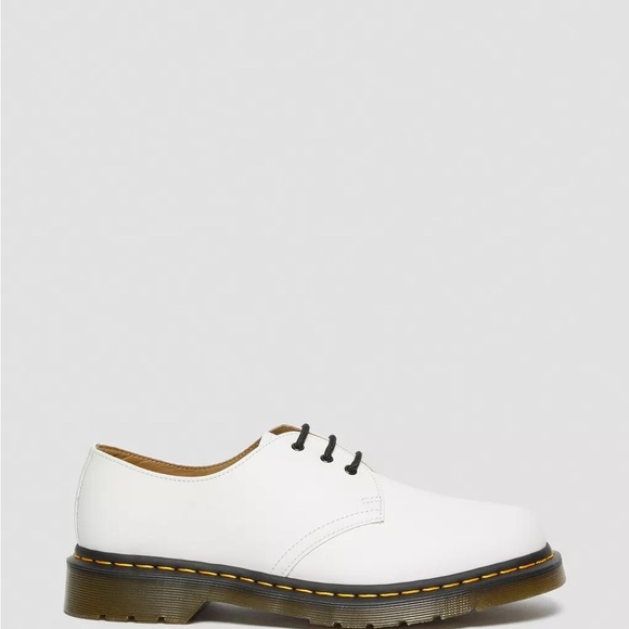 Dr Martens White 1461 Women’s Smooth Leather Oxford Shoes New - Picture 6 of 10